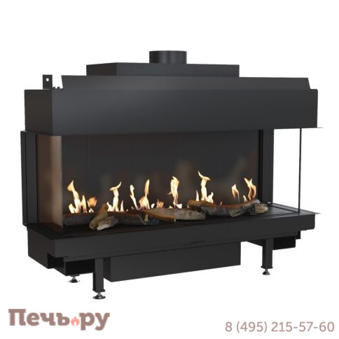 Газовый камин Kratki Pro Leo/LP/100/G31/37MBAR (баллонный газ) фото