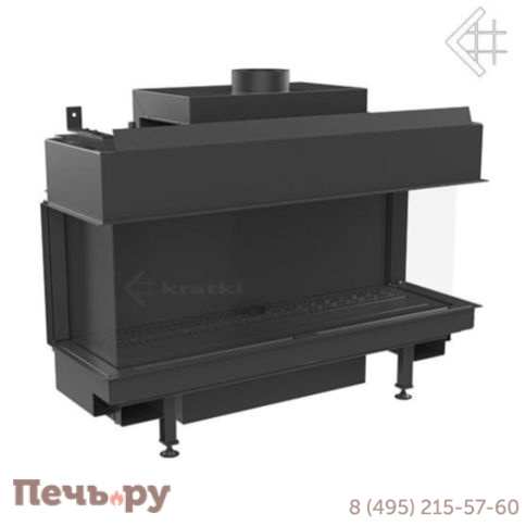 Газовый камин Kratki Pro Leo/LP/100/G31/37MBAR (магистральный газ) фото 4