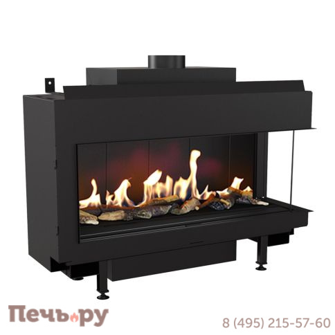 Газовый камин Kratki Pro Leo/100/G31/37MBAR (баллонный газ) фото