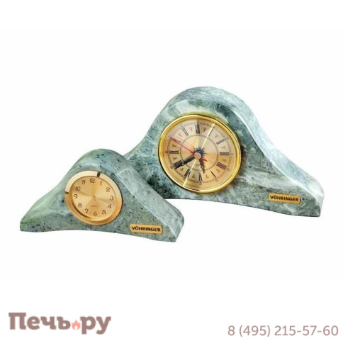 Гигрометр Ферингер из натурального камня Змеевик фото
