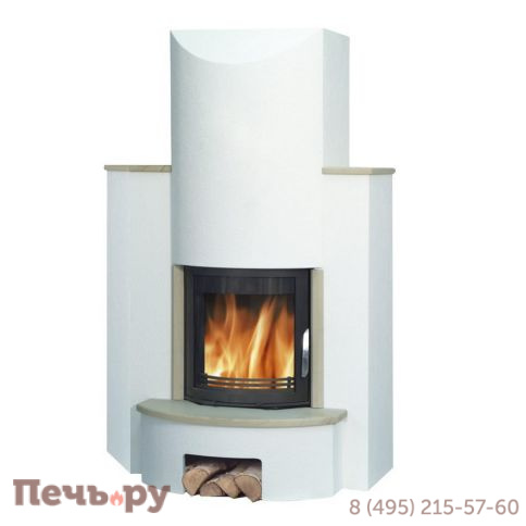 Готовый камин ABX Derby Gala панорама угловой фото