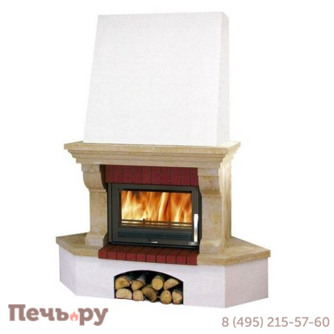 Готовый камин ABX Glasgow Klasik, угловой фото