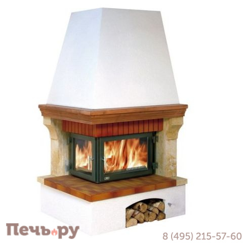 Готовый камин ABX London Klasik, угловой фото