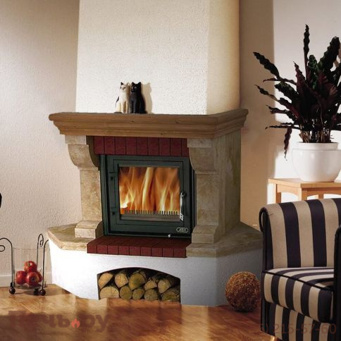 Готовый камин ABX Oxford Klasik угловой фото 3