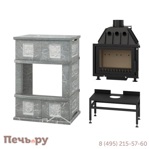 Готовый камин Aston 600 Pillau Н-1176 Талькохлорит фото 2