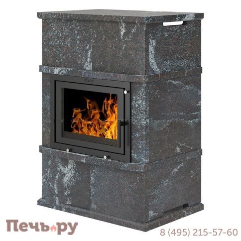 Готовый камин Aston 600 Vyborg Н-1176 Амфиболит фото