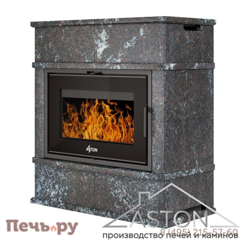 Готовый камин Aston Senator Vyborg Н-1300 Амфиболит фото