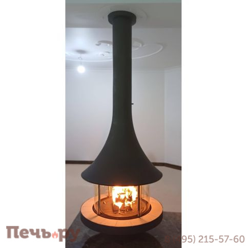 Готовый камин Bordelet Eva 992 центральный со стеклом фото 13