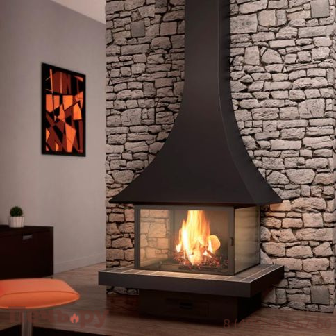 Готовый камин Bordelet Julietta 985 пристенный со стеклом фото