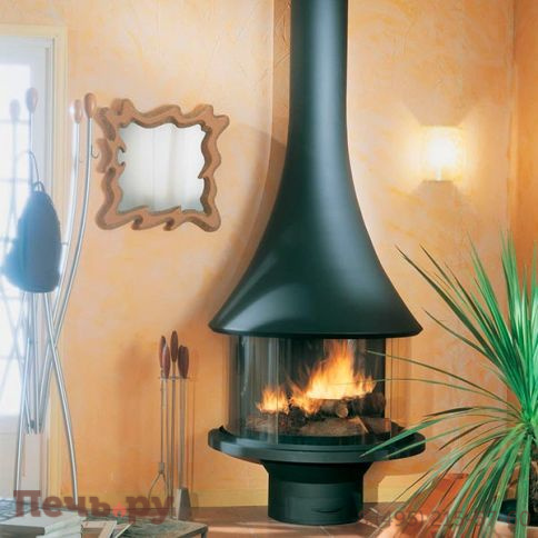 Готовый камин Bordelet Marina 993 пристенный со стеклом фото 3