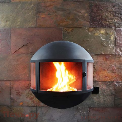 Готовый камин Focus Edofocus 631 труба в стене фото 3