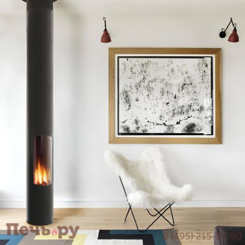 Готовый камин Focus Slimfocus с основанием, со сбалансированной тягой дымохода фото 3