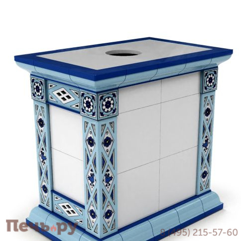 Готовый камин КимрПечь Билибин пристенный художественный фото 9