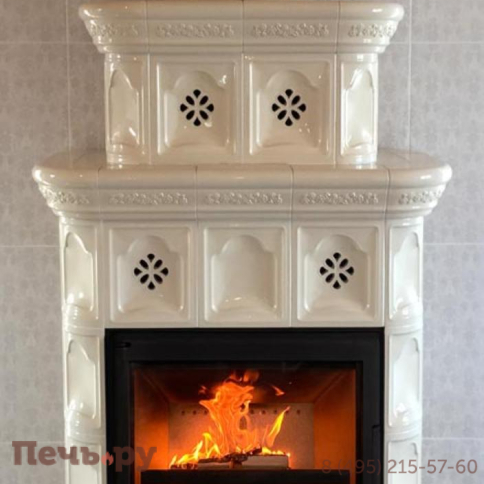 Готовый камин КимрПечь Истра пристенный-двухъярусный фото 33