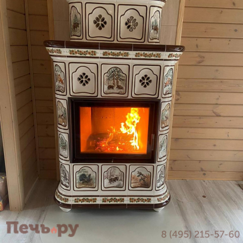 Готовый камин КимрПечь Истра пристенный-двухъярусный фото 40