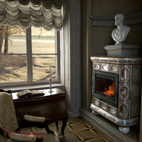 Готовый камин КимрПечь Медальон пристенный с топкой Астов К7454 фото 16