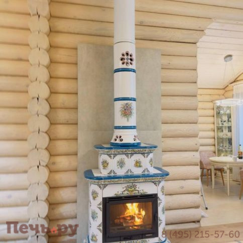 Готовый камин КимрПечь Прованс пристенный двухъярусный фото 26