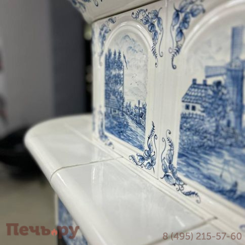 Готовый камин КимрПечь Прованс пристенный двухъярусный фото 30