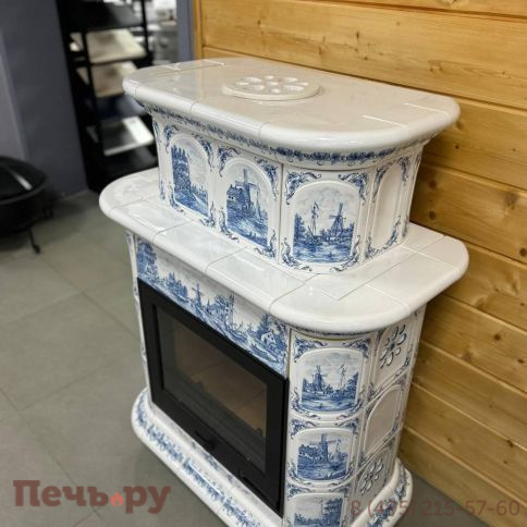 Готовый камин КимрПечь Прованс пристенный двухъярусный фото 31