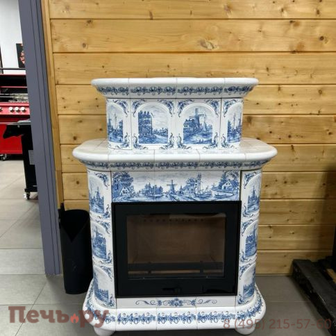 Готовый камин КимрПечь Прованс пристенный двухъярусный фото 32