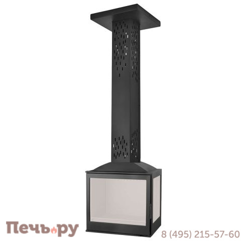 Готовый камин Liseo Castiron LCI 5 GFR Sky стекло справа фото