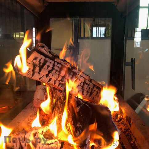 Готовый камин Liseo Castiron LCI 5 Sky G4, труба 2 м. фото 5