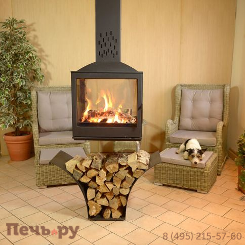 Готовый камин Liseo Castiron LCI 5 Sky G4, труба 2 м. фото 7