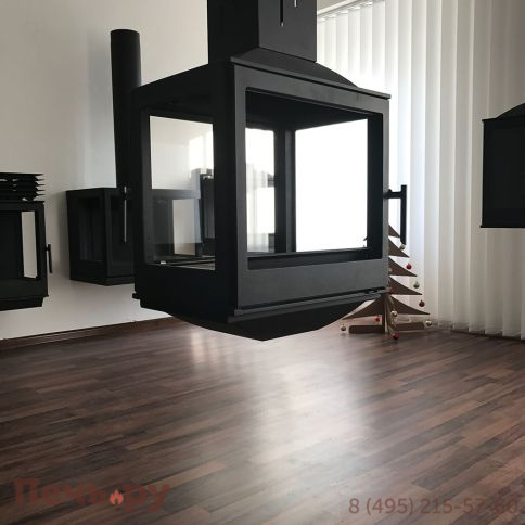 Готовый камин Liseo Castiron LCI 5 Sky G4, труба 2 м. фото 9