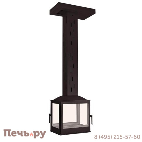 Готовый камин Liseo Castiron LCI 5 Sky G4, труба 2 м. фото