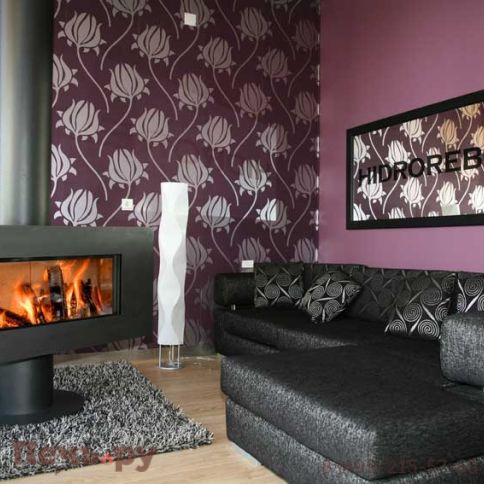 Готовый камин M-design Venus 700 HT (Венус 700 HT) с шамофлексом фото 2