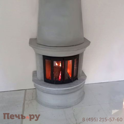 Готовый камин Nordpeis Geilo пристенный + топка NI-22 фото 8