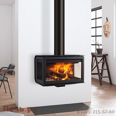 Готовый камин Rocal City (прямое стекло) фото 2