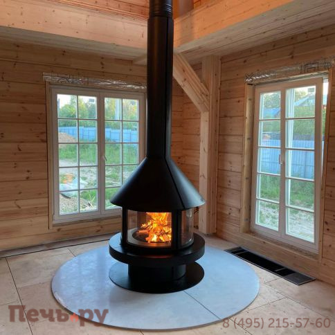 Готовый камин Rocal Gala черный фото 3