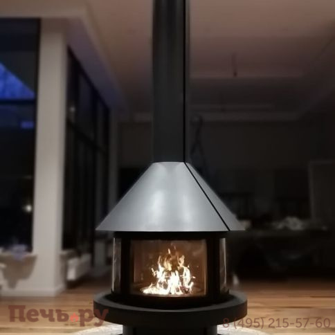 Готовый камин Rocal Gala черный фото 6