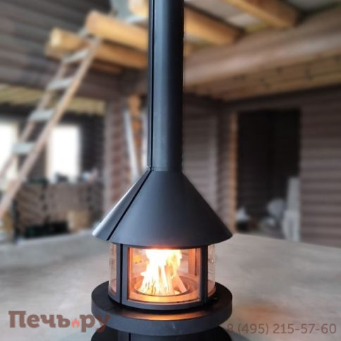 Готовый камин Rocal Gala черный фото 7