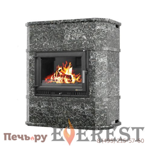 Готовый камин Везувий Everest Z14 Bran Н-1180 Пироксенит Элит фото