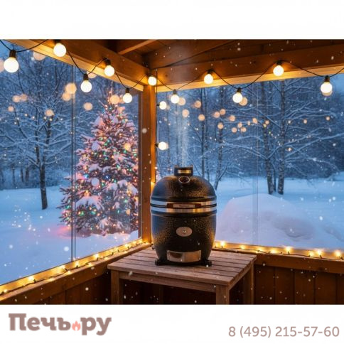 Гриль Monolith Avantgarde Classic черный матовый без боковых столиков и подставки фото 2