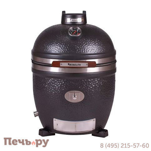 Гриль Monolith Avantgarde Classic черный матовый без боковых столиков и подставки фото 4