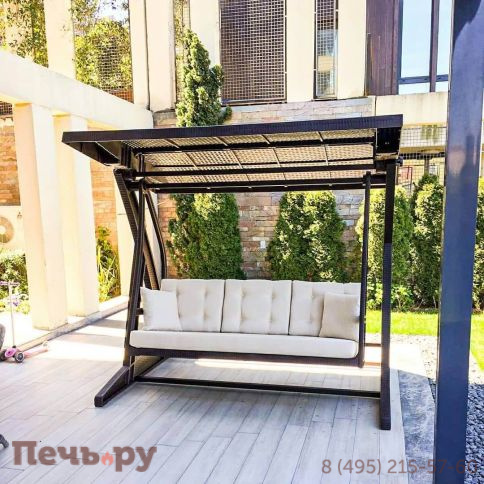 Качели пластиковые плетеные с подушкой Siesta Contract Hawaii фото 8