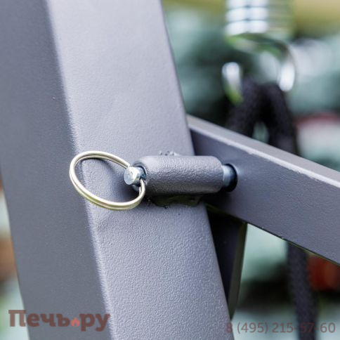 Качели Royal Family Loan трехместные из стали фото 7