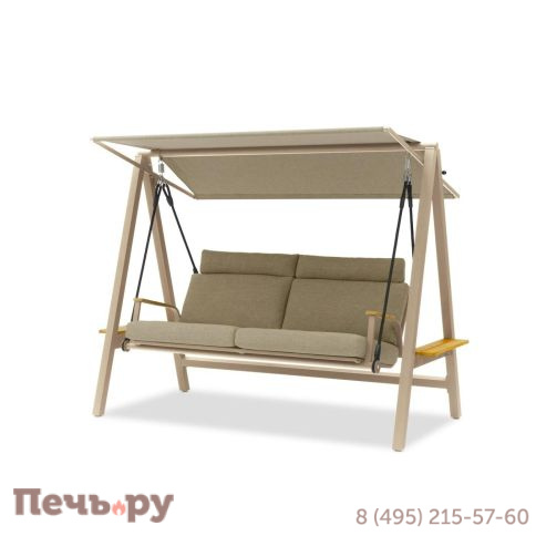 Качели садовые Brafritid Malmo/алюминий/тик фото 2