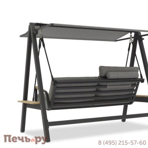 Качели садовые Brafritid Malmo/алюминий/тик фото 6