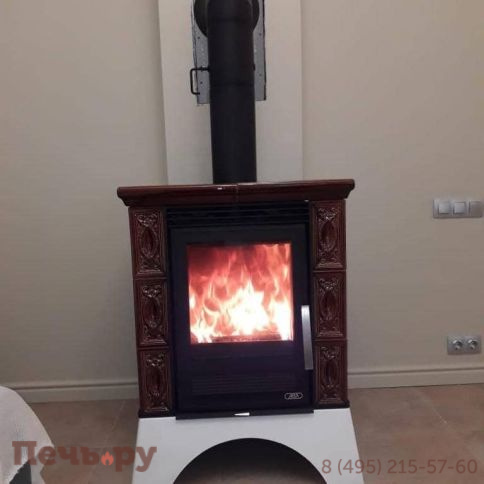 Кафельная печь ABX Bavaria KI, с допуском воздуха, с теплообменником фото 10