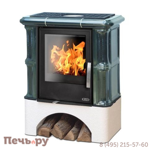 Кафельная печь ABX Bavaria KI, с допуском воздуха, с теплообменником фото 3