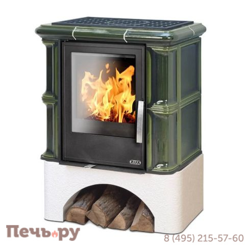 Кафельная печь ABX Bavaria KI, с допуском воздуха, с теплообменником фото 4