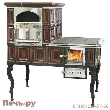 Кафельная печь ABX большая плита фото 4