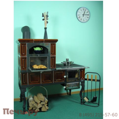 Кафельная печь ABX большая плита фото 6