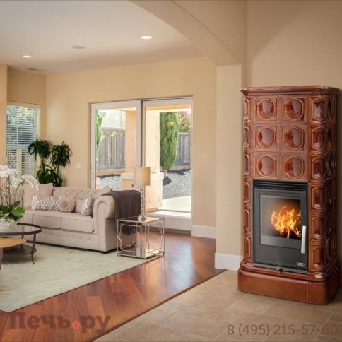 Кафельная печь ABX Kaledonie KPI, с теплообменником фото 4