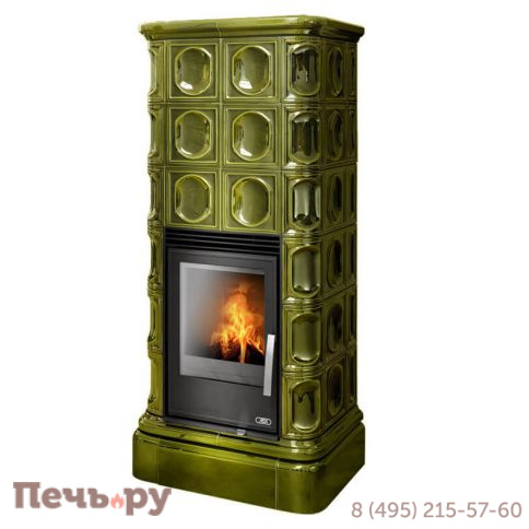 Кафельная печь ABX Kaledonie KPI, с теплообменником фото