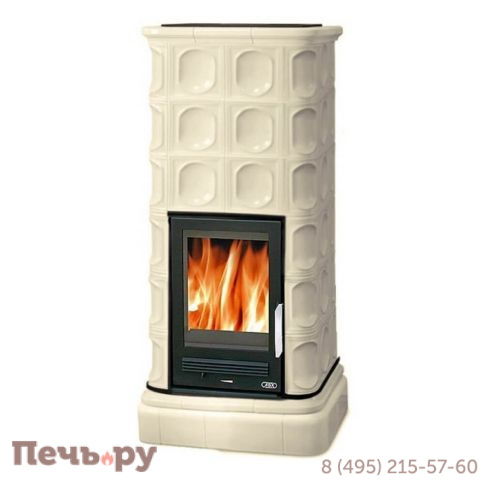 Кафельная печь ABX Kaledonie L, с чугунной топкой фото 2